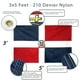 thumbnail image 2 of Bandera de la serie EverStrong de Anley, República Dominicana, 90 x 150 cm, nailon, 2 of 7