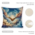 thumbnail image 4 of smile hands sky clouds Linen toss pillowcase decoration pillowcase gifting preferred 18x18 inch cushion cover 2 sets sofa pillowcase sofa bedroom living room car, 4 of 8