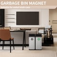 thumbnail image 2 of Garbage Bin Magnet Dual Compartment Kitchen Magnets, Black & Green, 2 Count, 2 Pack, 2 of 5