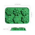 thumbnail image 3 of 1 Pack Snowflake Silicone Molds, 6-Cavities Christmas Silicone Molds, Silicone Molds for Making Soap, Ice Cube, Chocolate, Candy, Snowflake Design for Christmas DIY, 3 of 7