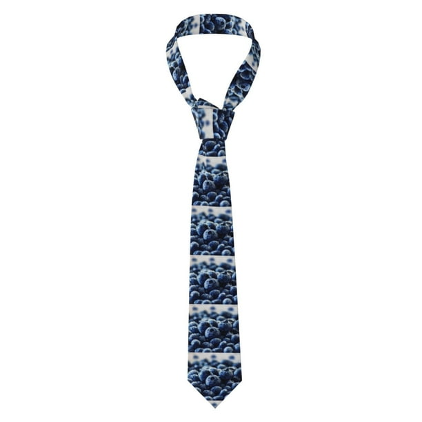 Balery Blueberry Corbata Clásica de Seda para Hombre, Corbata Tejida Jacquard, Corbatas Formales para Negocios y Bodas