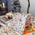 thumbnail image 3 of Cama de piel de reptil, alfombrilla para la siesta de lagarto, tienda de campaña para el escondite de descanso cálido para hámster Gecko, accesorios p Zorro naranja Sunnimix Cama para dormir de reptil, 3 of 8