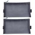 thumbnail image 2 of Anuirheih 2Pcs Mesh Pencil Case, Large Capacity Pencil Case Pencil Pouch with Zipper Office Men Women, 2 of 6