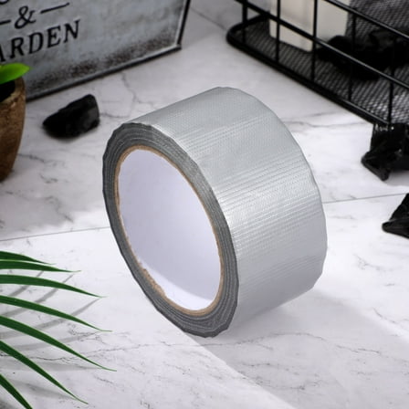 LEORX Adhesive Tape 1 Roll Silver Duct Tape for Sealing and Repair 20m x 50mm
