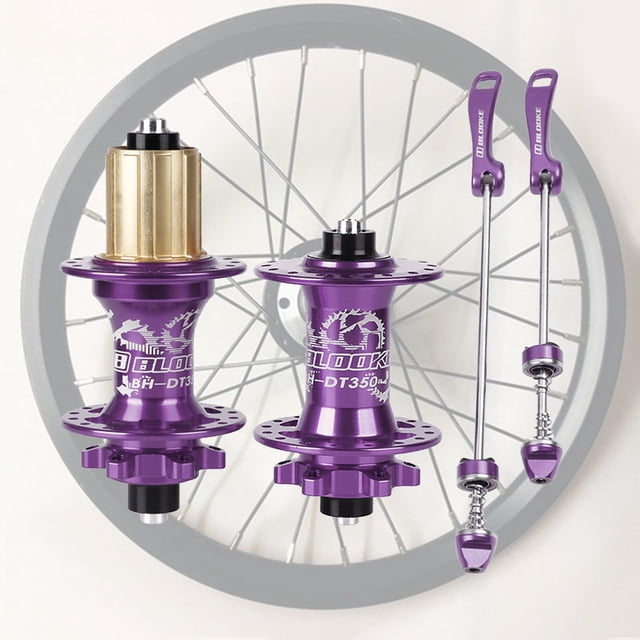 Buje de 32 orificios Aluminio Ally Bicicleta de montaña 7-11 es Buje de freno de disco Eje delantero trasero de liberación Morado Delantero Trasero Macarena bujes de bicicleta de montaña