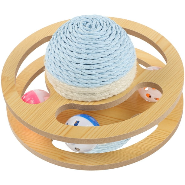 KAKOWELY Juguete para rascar para gatos, poste rascador con garras para gatitos, juguete interactivo para gatos