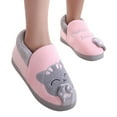 thumbnail image 2 of asdoklhq Slip On Shoes for Women,Women Winter Home Slippers Cartoon Cat Non-slip Warm Indoors Bedroom Floor Shoes, 2 of 6