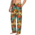 thumbnail image 6 of Salouo Colorful Hawaii Palms Print Pajama Pants for Men, Lounge Pants Elastic Waistband Casual Men's sleepwear Loungewear Sleep Pajama Pant -Large, 6 of 7