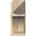 thumbnail image 2 of Ekena Millwork 8"W x 18"D x 18"H Imperial Rough Sawn Arts and Crafts Outlooker, Douglas Fir, 2 of 4