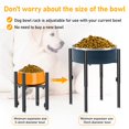 thumbnail image 4 of Soporte elevado ajustable para cuencos para perros SYBECHATF para lazos de 15 a 28 cm, 4 of 6
