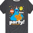 thumbnail image 3 of Sesame Street - Me Love Party Cookie Monster - Toddler and Youth Short Sleeve Graphic T-Shirt, 3 of 5