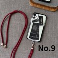 thumbnail image 1 of Adjustable Nylon Phone Lanyard Strap Mobile Phone Case Patch Cell Diagonal Span Lanyard With Gasket Wallet Neck Strap Accessory No. 9 Rope Clip, 1 of 6
