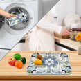 thumbnail image 3 of Yayeee Dish Drying Mat for Kitchen Counter 16" x 18" Microfiber Super Absorbent Coffee Decorative Pad, Green Floral, 3 of 9