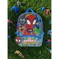 thumbnail image 2 of Marvel Spidey & His Amazing Friends Half Moon Pocket 16" Backpack, 2 of 6
