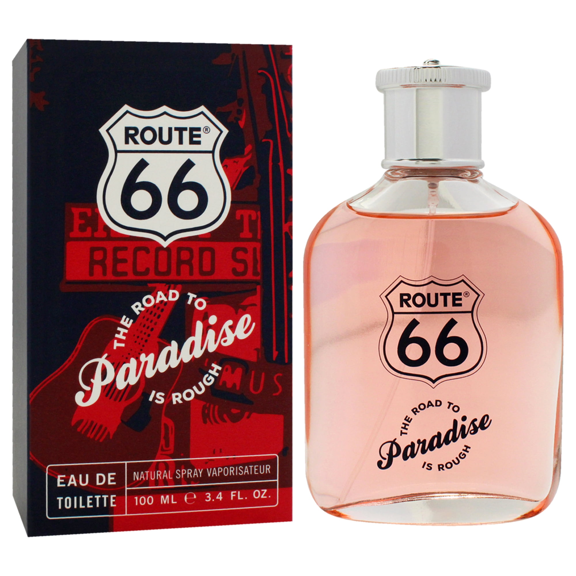 Route 66 The Road To Paradise Is Rough , 3.4 oz EDT Spray 