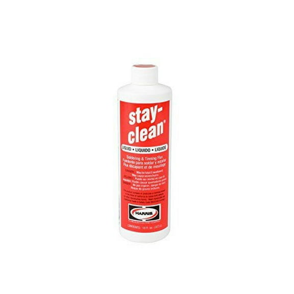 Stay-Clean® Liquid Soldering Flux, Flip Top Dispenser, 4 oz