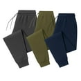 thumbnail image 5 of BenBen Men's Sweatpants 3-Pack – Soft Athletic Jogger Pants for Workout & Lounge, 5 of 8