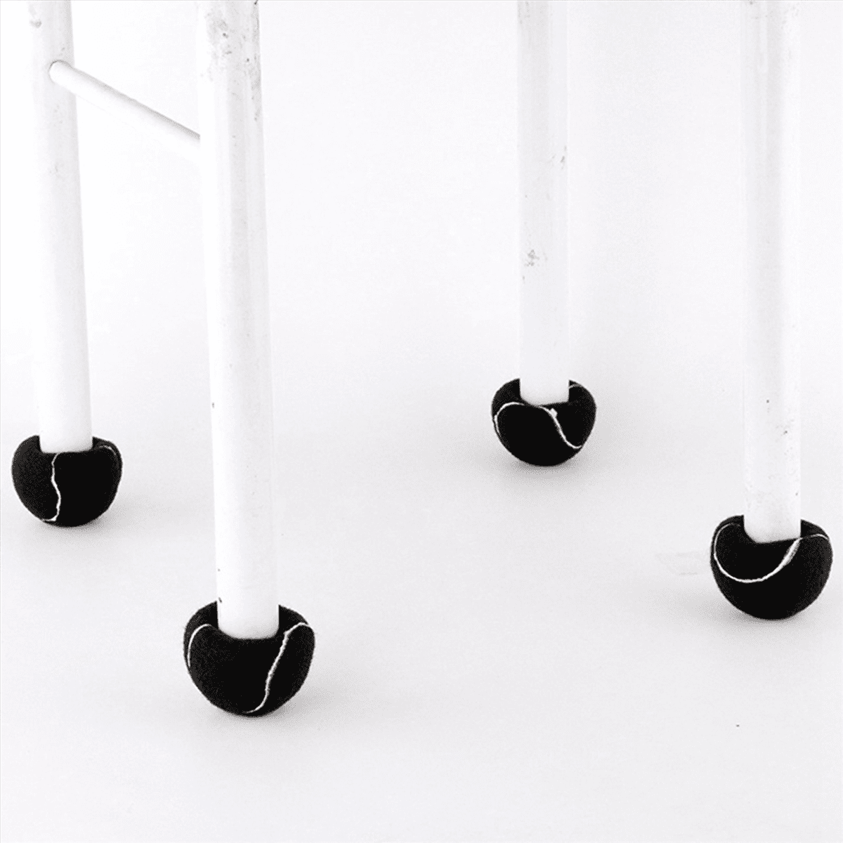 16PCS Precut Walker Tennis Ball for Furniture Legs and Floor Protection, Heavy Duty Long Lasting Felt Pad Covering