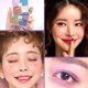 thumbnail image 3 of Sombra de ojos de lentejuelas de cuatro colores para niños, polvo brillante con purpurina, paleta de sombras de ojos de cuatro colores perlados, maquillaje de escenario, 3 of 7