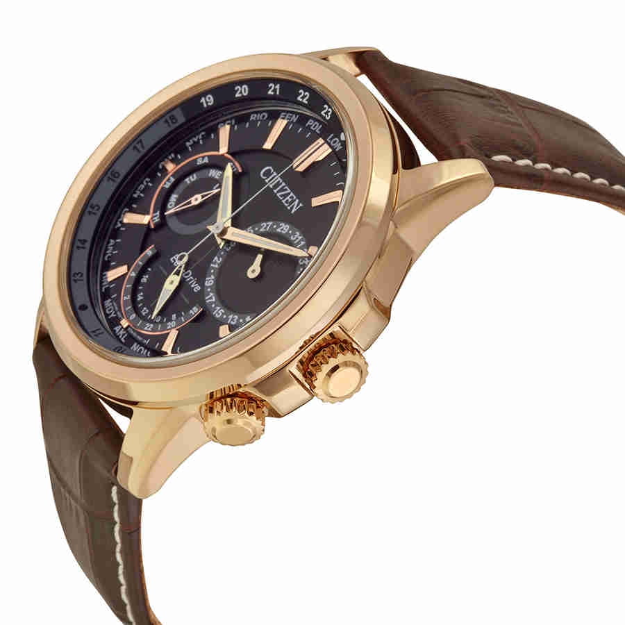 Citizen Calendrier Eco-Drive Black Dial Men's Watch BU2023-04E - Walmart.com