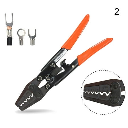 

HS-Series Electrician Tools Ferrule Crimper Plier Insert Spring Wire Terminal Ferrule Crimp Sets Crimping Pliers Tube Clamp Set Wire Crimper Tool 2