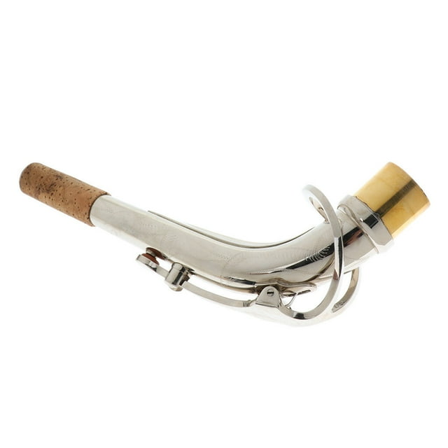 ziyahi Cou de Saxophone Plaqué Nickel pour Eb Alto
