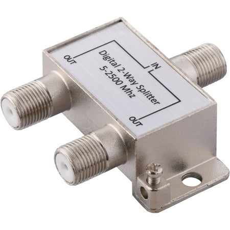 Onn Digital Coaxial 2-Way Cable Splitter (Best 3 Way Cable Splitter)