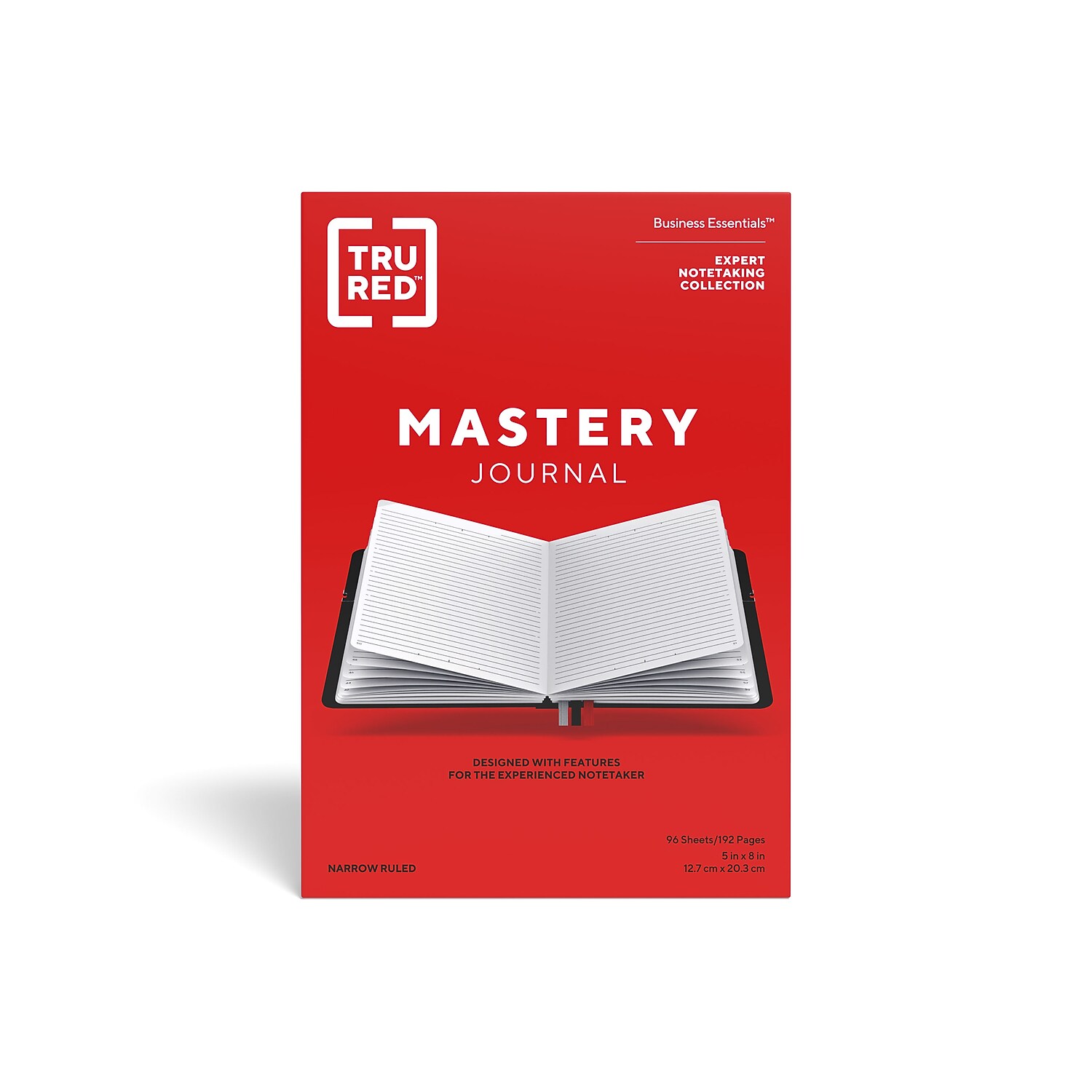 Staples TRU RED Medium Mastery Journal Black TR58434