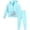 Ice Blue, variant on RBX Girls Pants Set - 2 Piece Sequin Active Graphic Fleece Hoodie Sweatshirt and Jogger Sweatpants