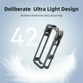 thumbnail image 3 of GAEKOL Camera Metal Frame Cage for Insta360 X4 Air, Aluminum Alloy Protective Case with Silicone Lens Cover, Frame with 2 Cold Shoe Mounts, Built-in 1/4" Screw Hole, 3 of 11