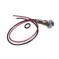 thumbnail image 1 of 2x Lámpara de lámpara de Tablero con Indicador de Metal LED de 6 Mm 1/4 "220 Cable de - Elección shamjiam  Luz indicadora de metal LED, 1 of 8