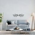thumbnail image 5 of Wall hangs,Metal Tree Leaf Wall Decor Vine Olive Branch Leaf Wall Art Wrought Scroll Sculptures Home Decor Above The Bed Branches Hanging Wall Decor For Livingroom And Outdoor, 5 of 8