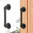 thumbnail image 2 of Sturdy Cast Iron Pipe Barn Door Handle, Matte Black Antirust Coating For Easy Installation And Multi-application, 2 of 5