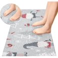 thumbnail image 4 of GZHJMY Cute Christmas Gnomes Bathroom Rugs Bath Mat 39 x 20 Inch Non-Slip Extra Soft and Absorbent Shaggy Bath Carpet for Tub, Shower, Bathroom Carpet Runner, 4 of 7