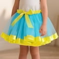 thumbnail image 2 of Kids Girls Holiday Party Ballet Skirts Dress Party Princess Mesh Dance Skirt Breathable Dailywear 2-4 Years, 2 of 7