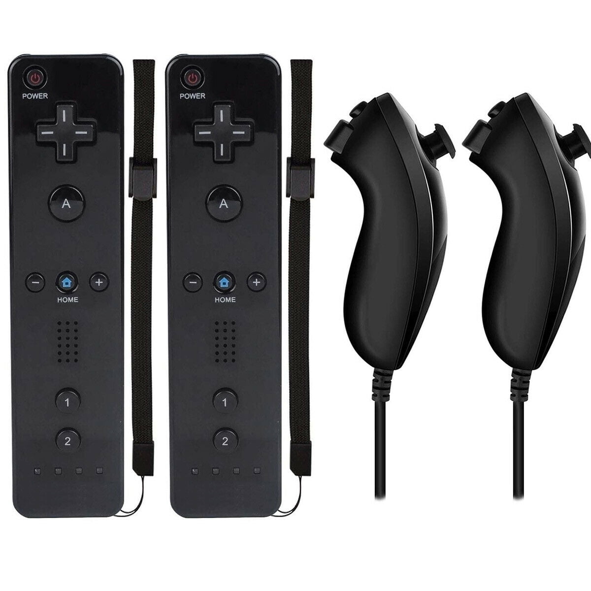 2 Pack Black Remote Nunchuck Remote Wiimote Nunchuck Controller Set Combo For Nintendo Wii Wii U Game Console Walmart Com Walmart Com 2 Pack Black Remote Nunchuck Remote Wiimote Nunchuck Controller Set Combo For Nintendo Wii Wii U Game Console Walmart Com Walmart Com