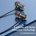 thumbnail image 3 of Mosey Type-C In-Ear Wired Headset with Noise-Cancelling Mic Enhanced Bass Clear HiFi Sound Wired Earphones, 3 of 8