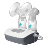 Evenflo Advanced Double Electric Breast Pump with Breastshields and Milk Storage Bottles, Lightweight