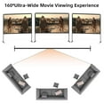 thumbnail image 4 of GT GETCO TECH Portable Projector Screen and Stand, 100 inch Outdoor Projector Screen, 16:9 4K HD Movie Screen, Support Double Sided Projection, 4 of 10