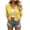 Yellow, variant on Plebaso Womens Cropped Cardigan 3/4 Sleeve V Neck Button down Long Sleeve Casual Cardigans for Dresses