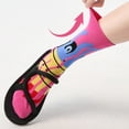 thumbnail image 6 of KelaJuan Novelty Combed Cotton Crew Socks Funny Colorful Cartoon Pattern Print Socks for Women Men, 6 of 6