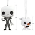 thumbnail image 4 of Hallmark The Nightmare Before Christmas Jack and Zero Funko POP! Christmas Ornaments, 2, 0.32lbs, 4 of 6