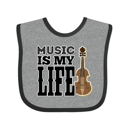 

Inktastic Violin Player Music Life Gift Baby Boy or Baby Girl Bib