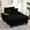 Black, variant on Chaise Lounge Chair Indoor with 180°Rotating Table and USB Ports, Corduroy Sleeper Sofa Bed with Bluetooth Speaker and Cup Holder for Living Room, Black