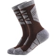 thumbnail image 3 of Bxsruta Men's Hiking Socks Cushioned Breathable Moisture Wicking Odor Control Mid Calf Athletic Tube Socks for Outdoor Running Trekking, 3 of 7