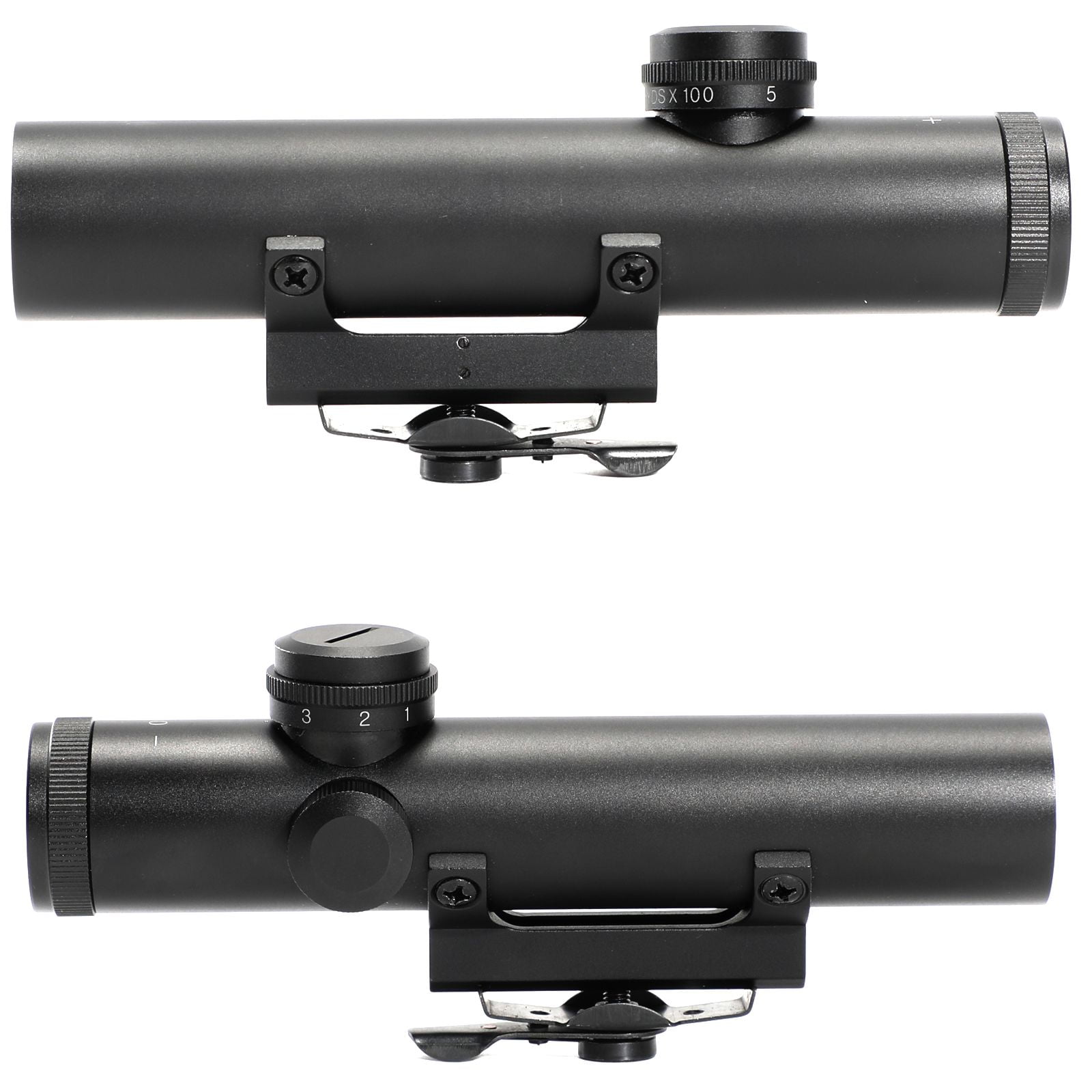 Rifle Scope 4x20, Carry Handle Rifle Scope, Peep Sight Mount, Retro A2 Style