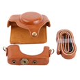 thumbnail image 2 of Protective PU Leather Camera Bag With Tripod Design For Sony RX100 (brown), 2 of 6