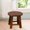 Coffee, variant on JUSEO Solid Wood Square Stool – Black