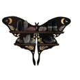 thumbnail image 1 of Wooden Luna Moth Lamp Crystal Shelf Lamp Storage Rack, 1 of 2