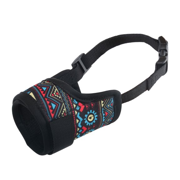 Dog Muzzle - Quick-Fit Dog Muzzle for Face Protector - Pet Care & Dog Grooming Supplies - Soft Polyester Muzzle with Safety Buckle